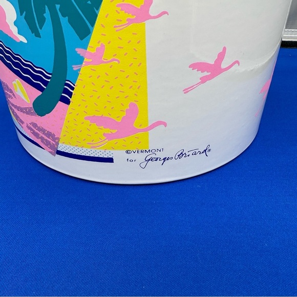 Vintage Georges Briard Retro 80s Beach Ice Bucket - Picture 5 of 10